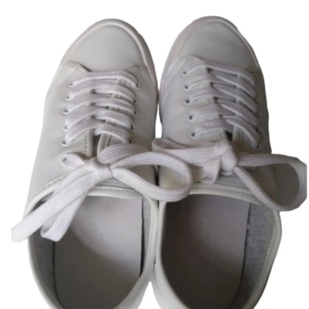 New! Rag & Bone Standard Issue Lace Up White Leather Sneaker Size 6.5 and Size 8 - Picture 8 of 11